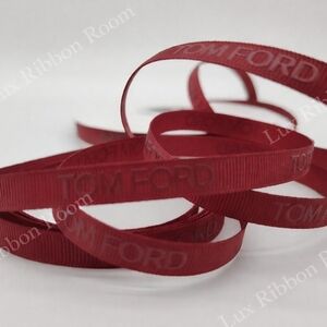 TOM FORD Jasmin Rouge Ribbon Four Yards 7/8” Grosgrain FY25 LNY Valentine’s RARE